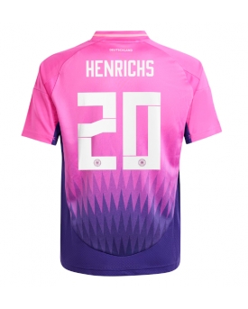Germania Benjamin Henrichs #20 Maglia Gara Trasferta Repliche Europei 2024